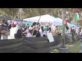 Ucsd students establish encampment