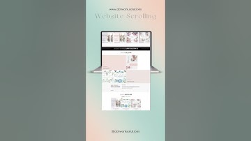 Scrolling Website Mockup Using Canva e #webinspiration  #businessideas#scrolling #mockuptemplate