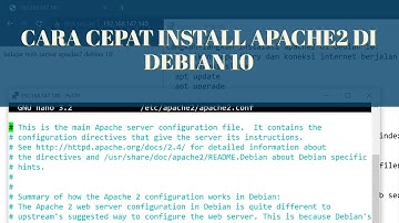 Cara Cepat Install Web Server apache2 di Debian 10 #debian10 #linux #apache2 #webserver