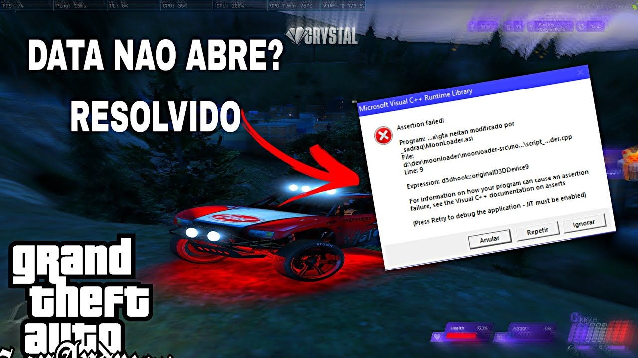 GTA BMRP: NICK INVÁLIDO, COMO RESOLVER