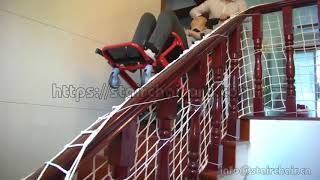 Non-emergency electric powered patient transferring chair/ stretcher by stairs