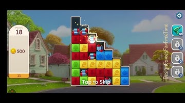 Sweet Home : Design & Blast - blast block pop puzzle decor game Level 11 Kitchen Design 2 gameplay