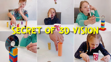 Why Do We Have Two Eyes? 3 Simple Binocular Vision Experiments | SECRET OF 3D VISION
