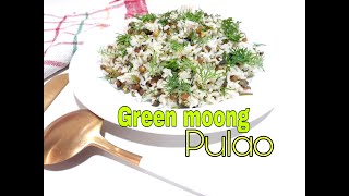 Green moong dal pulao recipe | Culinary cooking