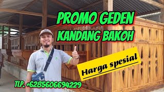 PROMO BESAR KANDANG KAMBING BAKOH harga turun parah. untuk harga promo langsung tlp.WA. 085334948988