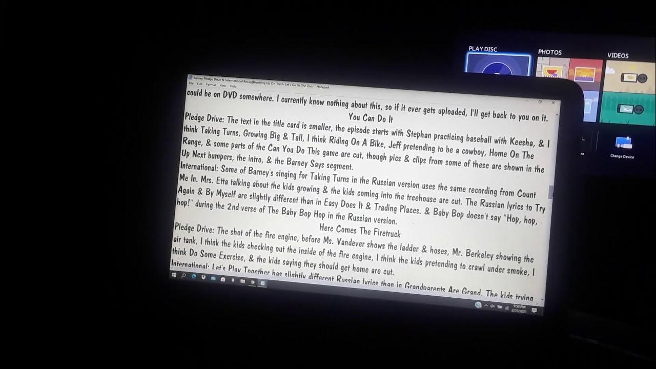 Barney Pledge Drive & International Recap(Season 6)(Read Description