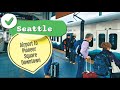 usa Seattle Airport to Downtown a Train Trip to Pioneer Square Station | Walking Tour Ferry Terminal
