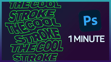 Outline Text Effect in 1 Minute! Quick Photoshop Tutorial