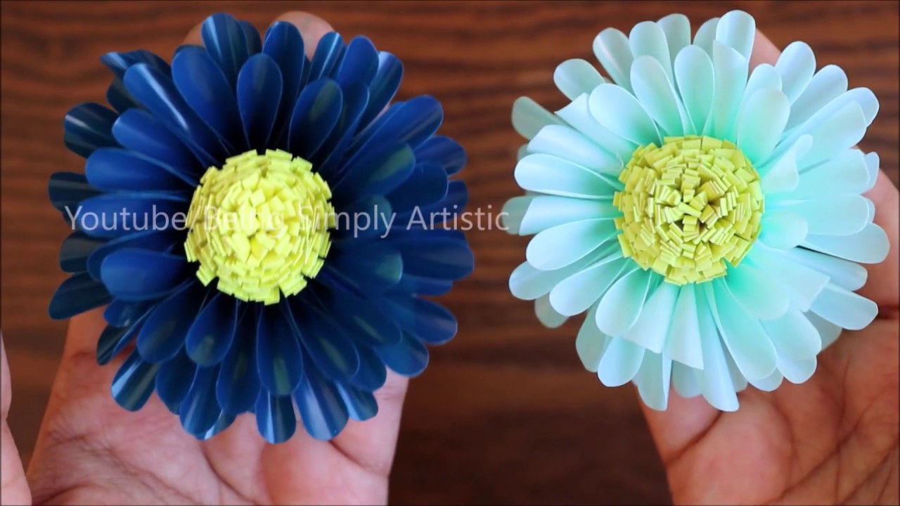 How to make a flower from Drinking Straw