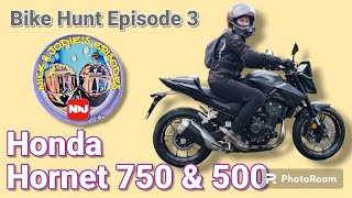 Bike Hunt Ep3  Honda Hornet 500 vs 750 which do we prefer?