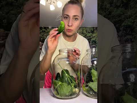 Хрустящие бочковые огурцы🥒 Самый простой и вкусный рецепт #бочковыеогурцы # мамаготовит