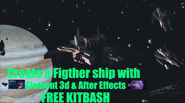 Element 3D // After Effects - Create a Scifi Jet Fighter