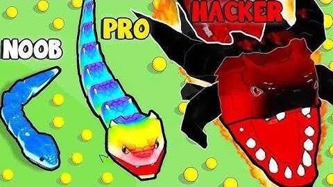 Snake clash.io 🐍 Hacker vs pro vs noob snake skin