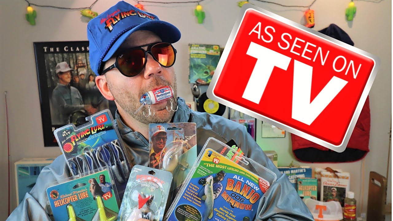 Top 10 AS SEEN ON TV fishing lures of ALL TIME! 
