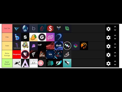 2020 (BOT TIER LIST) SUPREME/SNEAKERS 