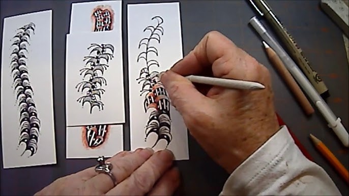 Series of basic Zentangle sessions to create 40 art pieces — I Teach  Tangling