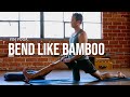 Yin yoga bend like bamboo l day 18  empowered 30 day yoga journey