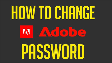 How to changed Adobe Password? Reset Adobe Password | That