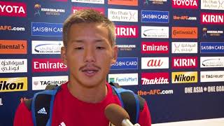 Post match interview: Yosuke Ideguchi