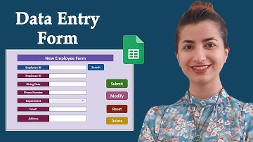 How to create a data entry form in Google Sheets [with multiple databases]