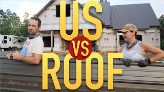 Installing a metal roof with 2 people | Self Build Roofing DIY by Dream it. Build it. 1,367 views 1 year ago 7 minutes, 7 seconds