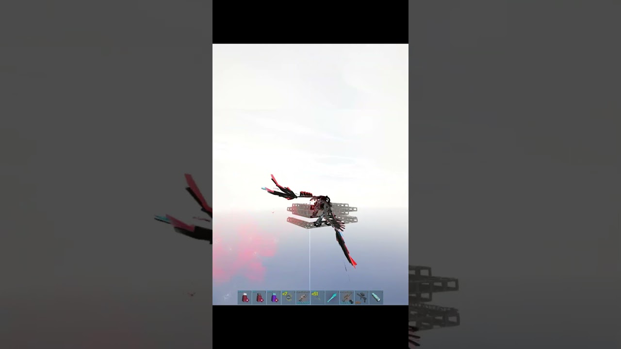 Flew Into A Skybase, Then Raided It In Seconds! - Ark: Survival Evolved