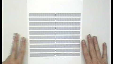 Calibration of a Lenticular lens sheet with Home Illusion