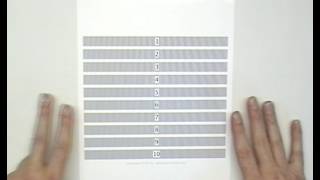 Calibration of a Lenticular lens sheet with Home Illusion