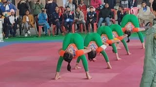 4th Sub Junior & Junior National Yogasana Championship 2023-24. ARTISTIC GROUP SUB - JUNIOR Girls