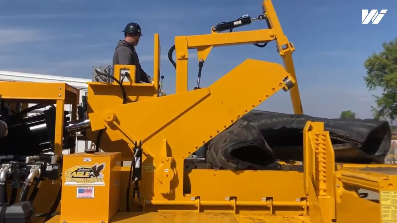 Eagle Titan OTR Tyre Cutter | Precision Shearing for Mining Tyres