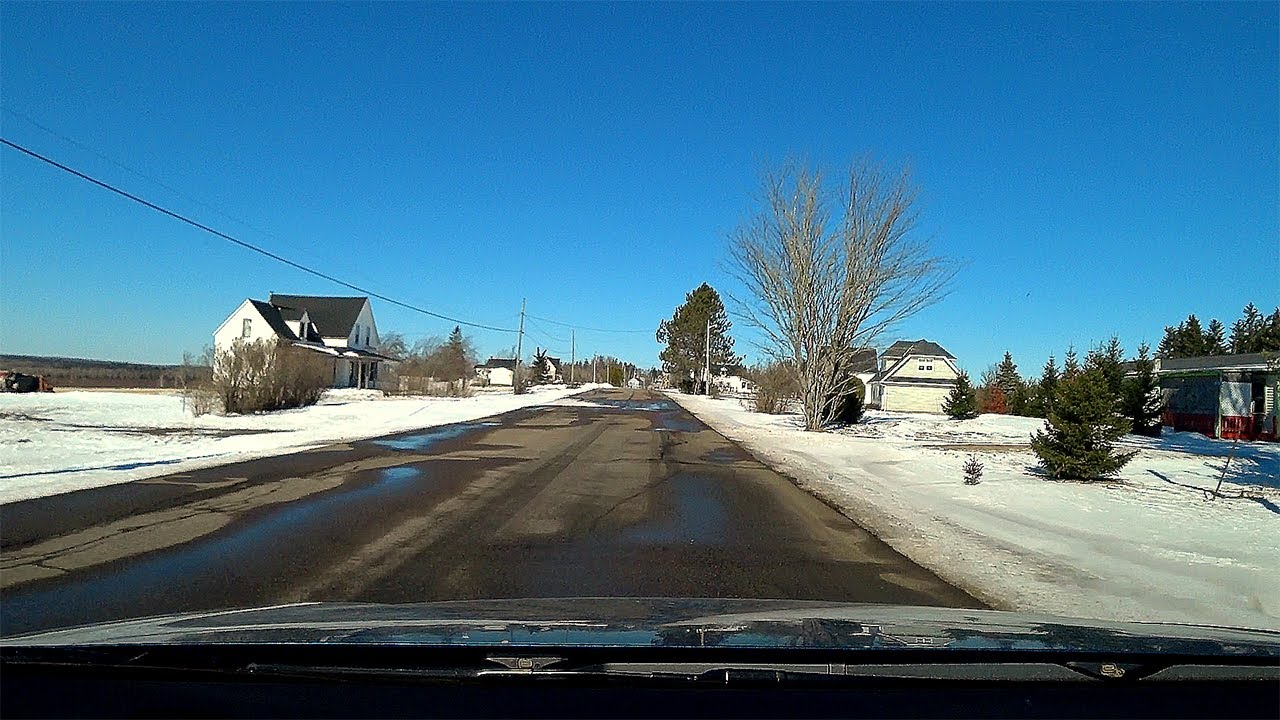 V62 Driving to Beersville NB Canada Mar 2022 YouTube
