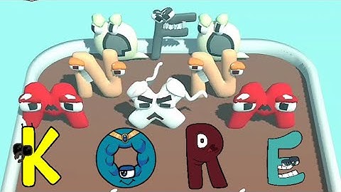 Merge Alphabet Lore Run level 45 - Gameplay Walkthrough Android iOS