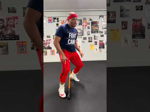 Footwork Stick Drill for Boxing  #boxing #training #fightcamp  #athlete #boxer
