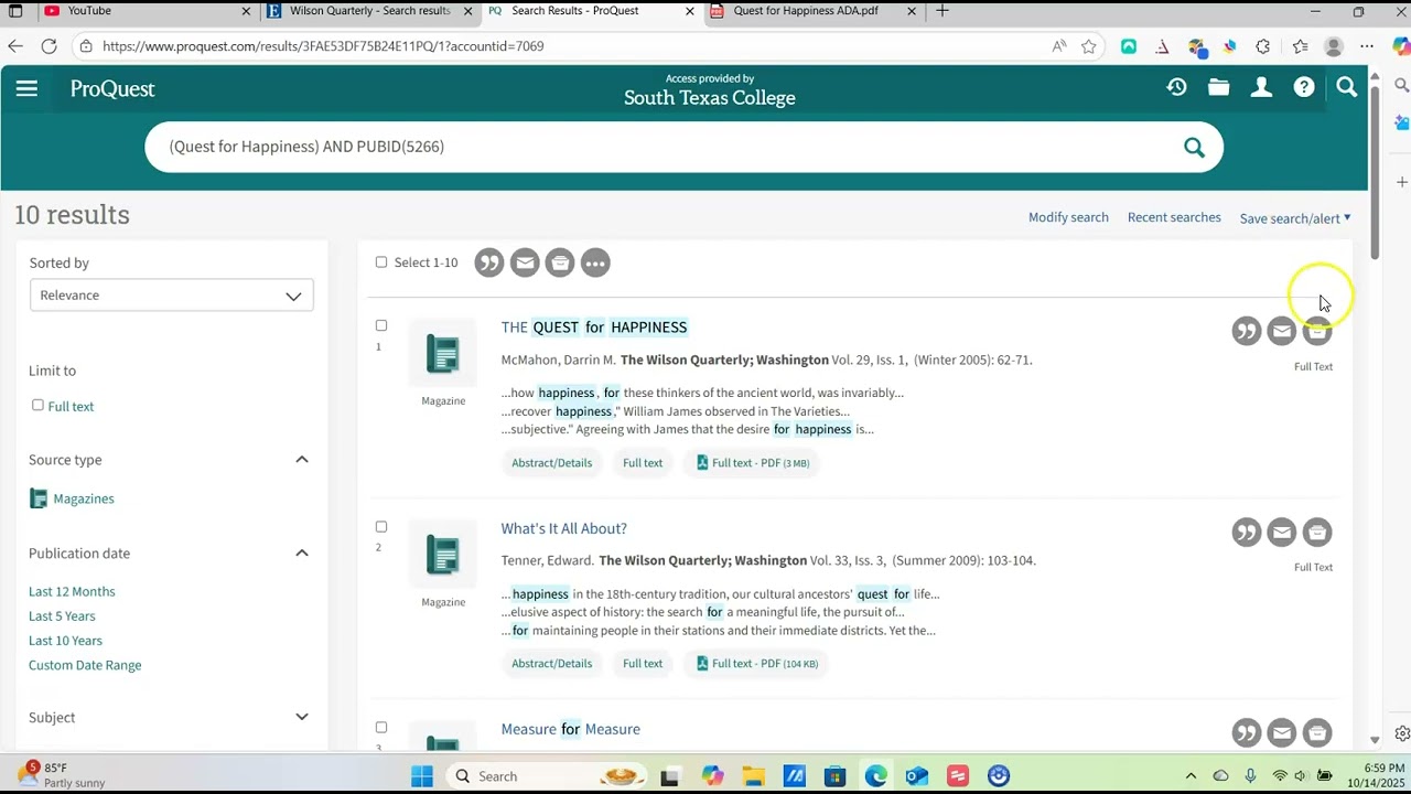 Doing a Reverse Search to Find an Article in the Databases