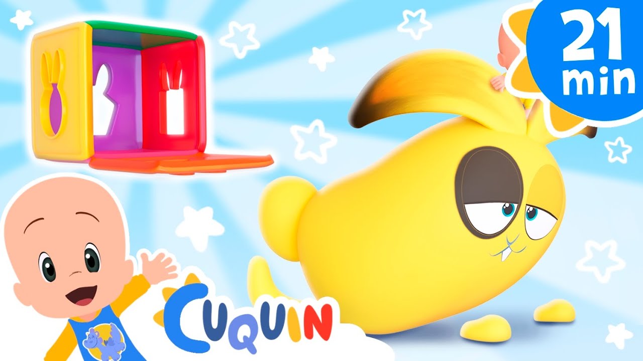 El cubo de formas de Cuquín | Cleo y Cuquín: canciones y vídeos educativos
