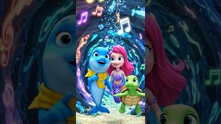 Bubbles the Dolphin and the Treasure Song 🐬✨ #shorts #kidscartoon