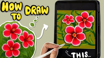 How to Draw Flowers on Procreate for Beginners
