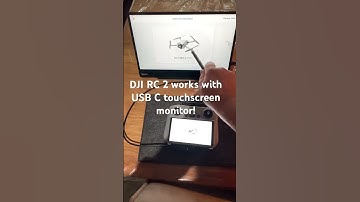 External touchscreen with DJI RC 2! USB C powered! #dji  #djimini4pro #usbc #touchscreen #monitor