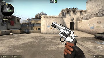 CSGO R8 Revolver both pullout animations, inspect, reload and Fire modes