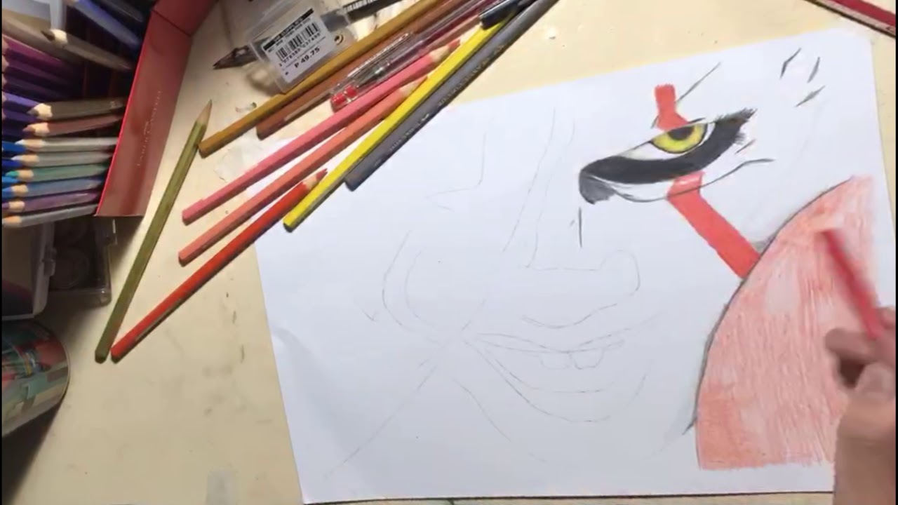 Lapse Drawing | Pennywise from IT - YouTube