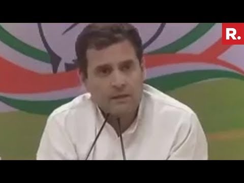 Congress President Rahul Gandhi Addresses Media Briefing In New Delhi | #May23WithArnab