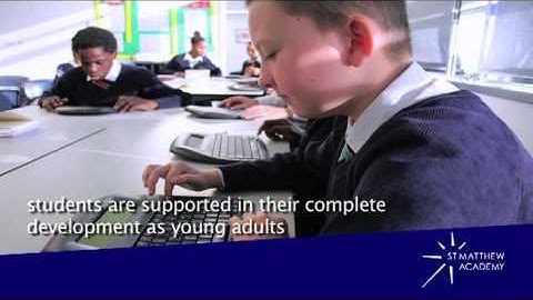 St Matthew Academy Advert 1