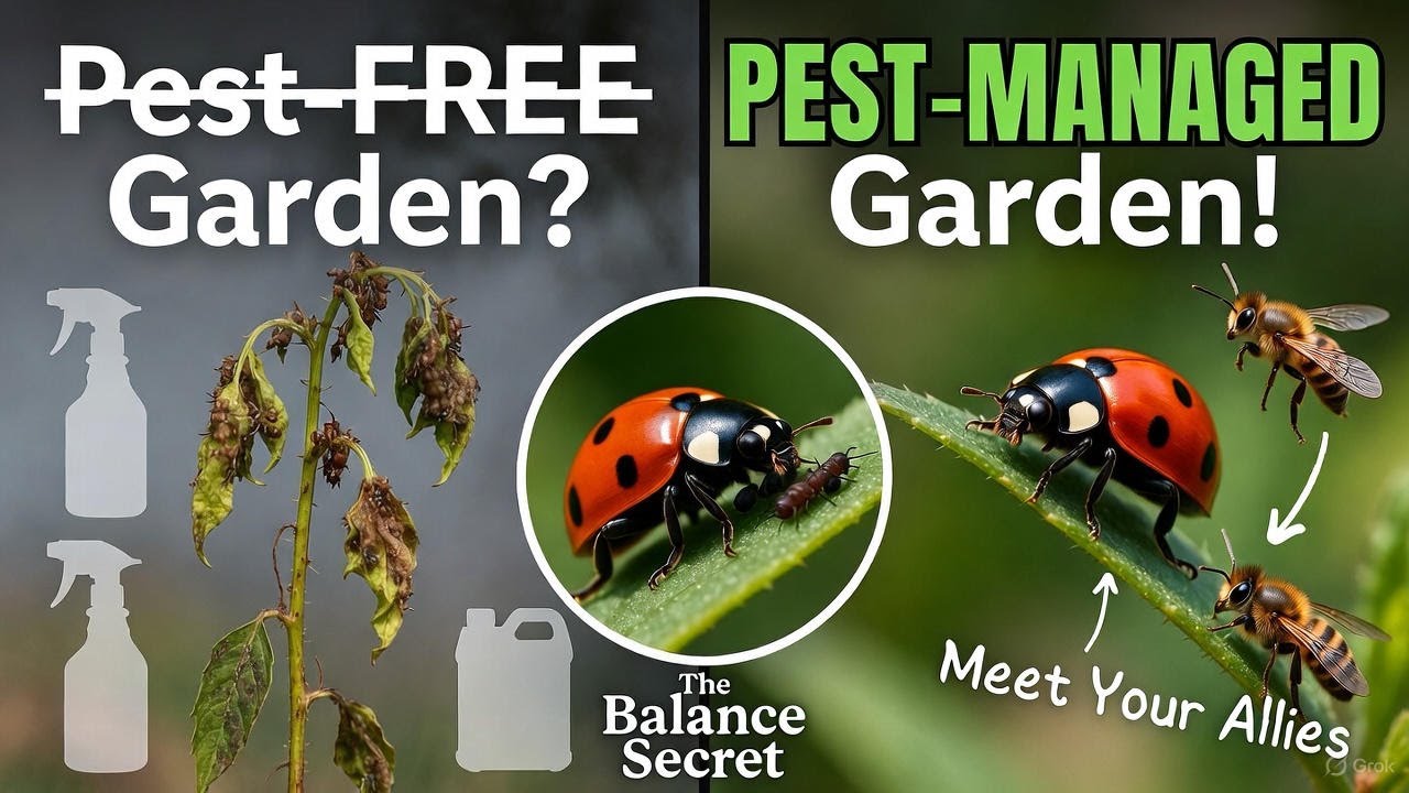 🔥 Перестаньте гнаться за садом без вредителей — баланс — вот что действительно работает.
