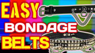 Make A Belt Easy Punkgoth Belt From Second Hand Leather