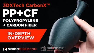 CarbonX PPCF Filament, Polypropylene + Carbon Fiber 3D Printing Filament by 3DXTech screenshot 5