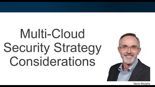 Multi Cloud Security Strategy Considerations