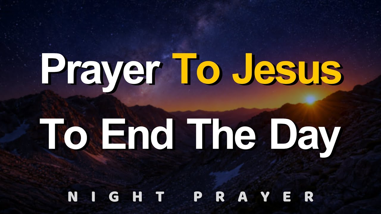 Jesus, I’m Tired but Don’t Give Up on Me | Night Prayer to Jesus before sleep