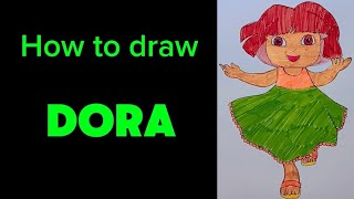 How to Draw Dora, Barbie & Fun Cartoons ✍️🌟 – Easy Step-by-Step!