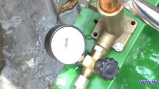REX make Manual pressure test pump demo