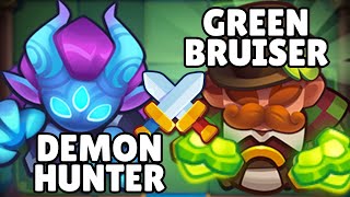 Goooood game | Demon Hunter vs Green Bruiser | Rush Royale